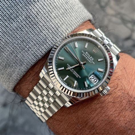 rolex or fond vert|rolex datejust 41.